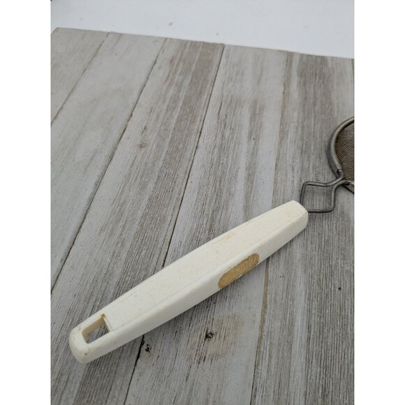 Unbranded Vegetable Handle 9 1/4" Hand Held Strainer Screen Sifter 3" Basket - Picture 6 of 8